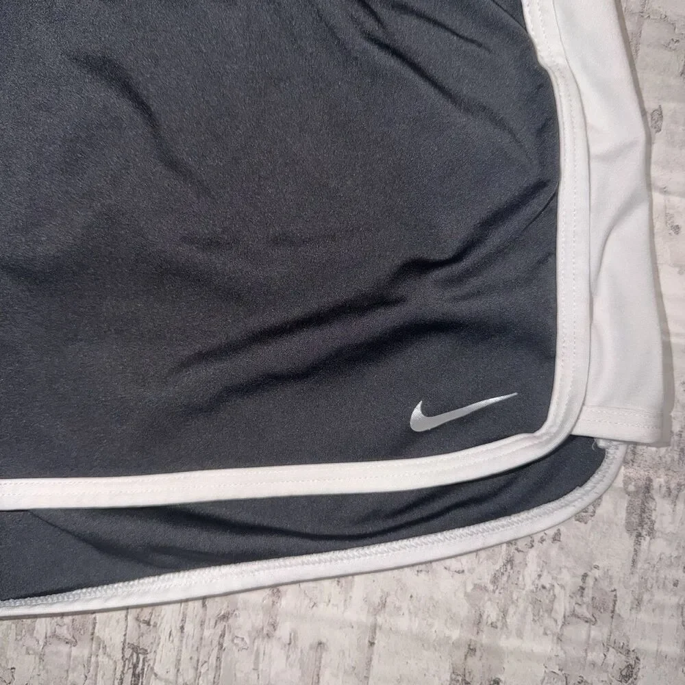 Nike Dri-FIT Women’s Medium Black White Running Athletic Shorts M